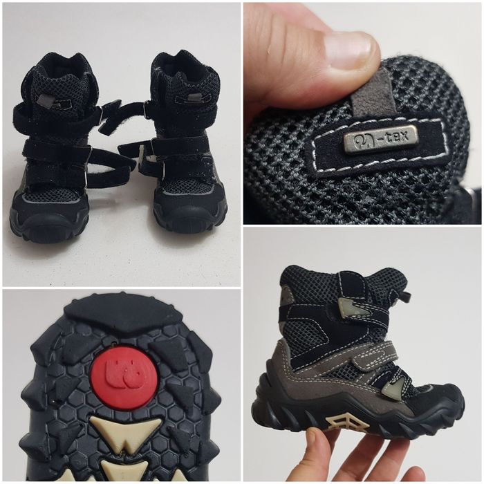 Ghete iarnă Elefanten, cizme groase impermeabile ptr copii, nr 26 EU