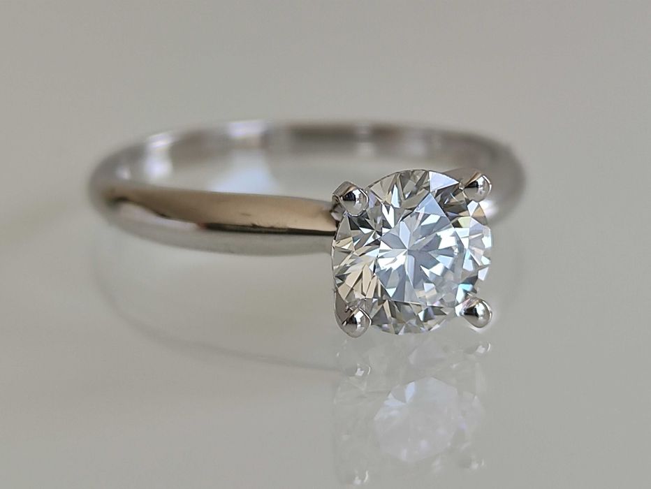 Inel aur 14k cu diamant 1.01ct IGI cert redus de la 7500lei