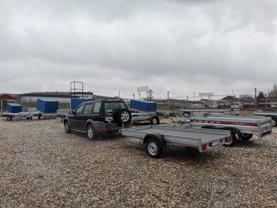 Remorca Auto Dublu Ax Repo Mono Ax  Transport Auto Moto Atv 750 Kg MMA