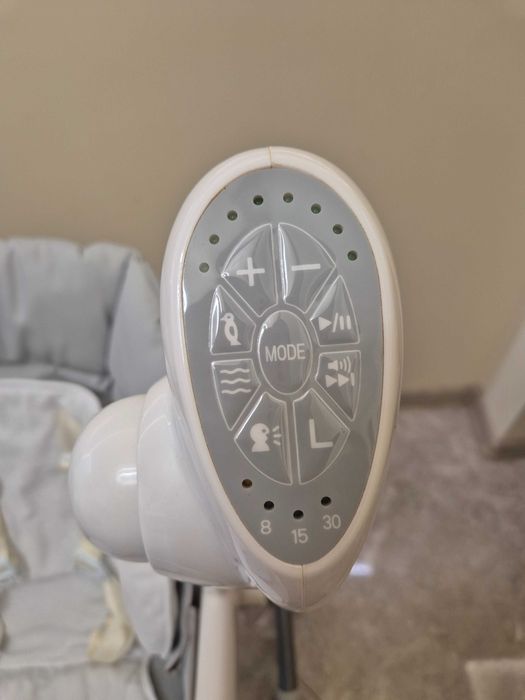 Бебешка люлка/столче за хранене 2в1 Kikka Boo Fancy сива