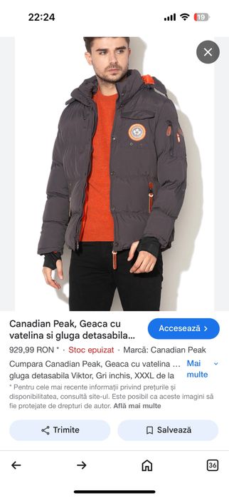 Geaca canadian Peack