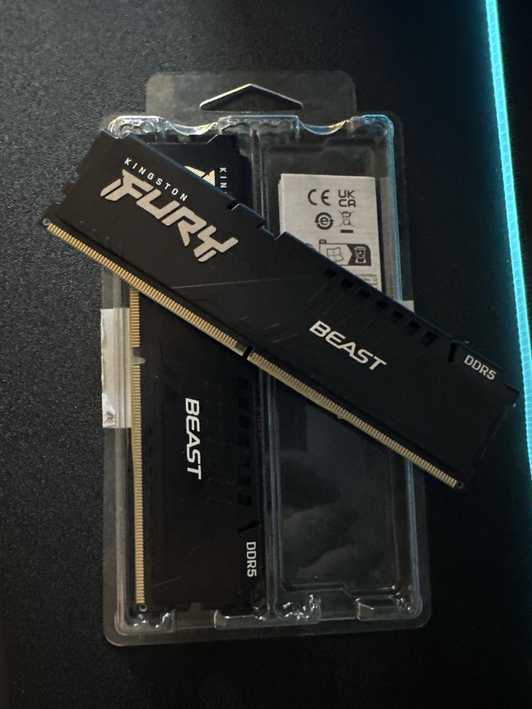 Озу kingston fury ddr5 32 gb 16/2