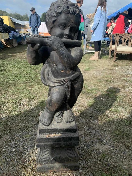 Statuie de gradina ingeras din fonta