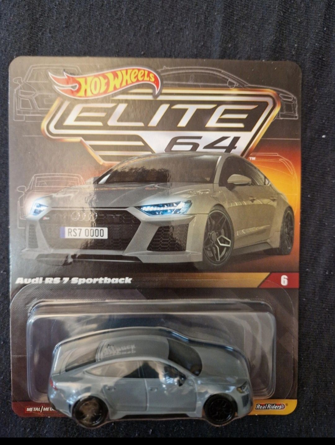 Macheta Hot Wheels Elite 64 Audi RS7 Sportback