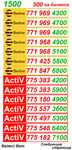 GSM номера. Сим карты Актив и Билайн