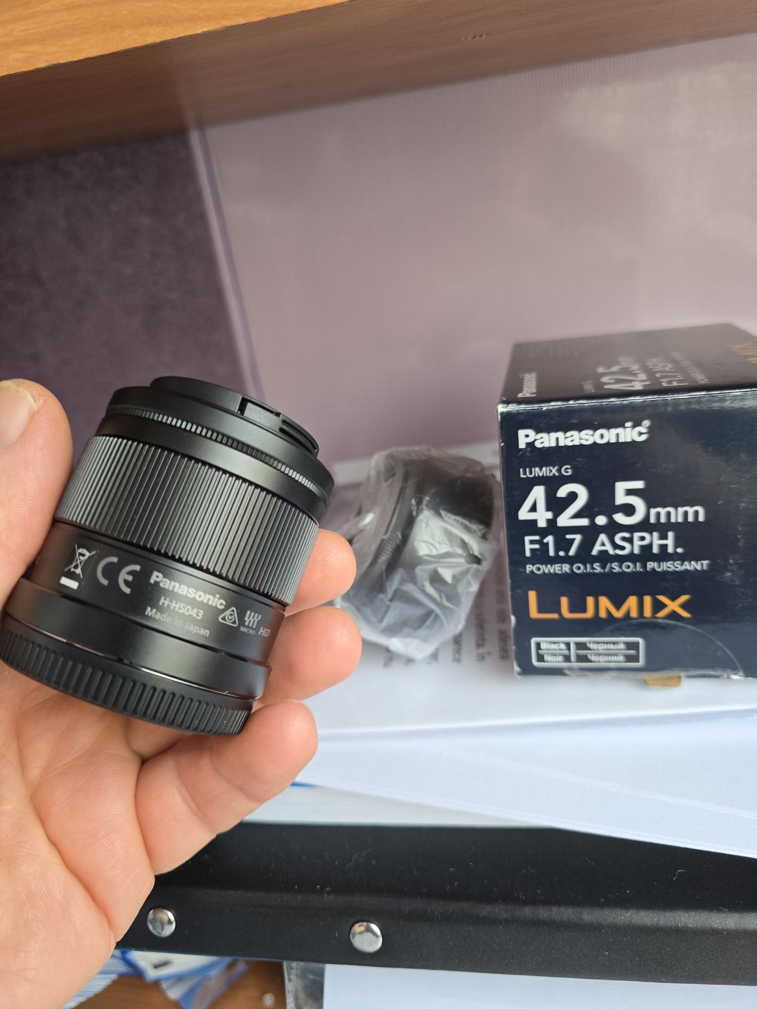 Panasonic 42.5mm f1.7 nou