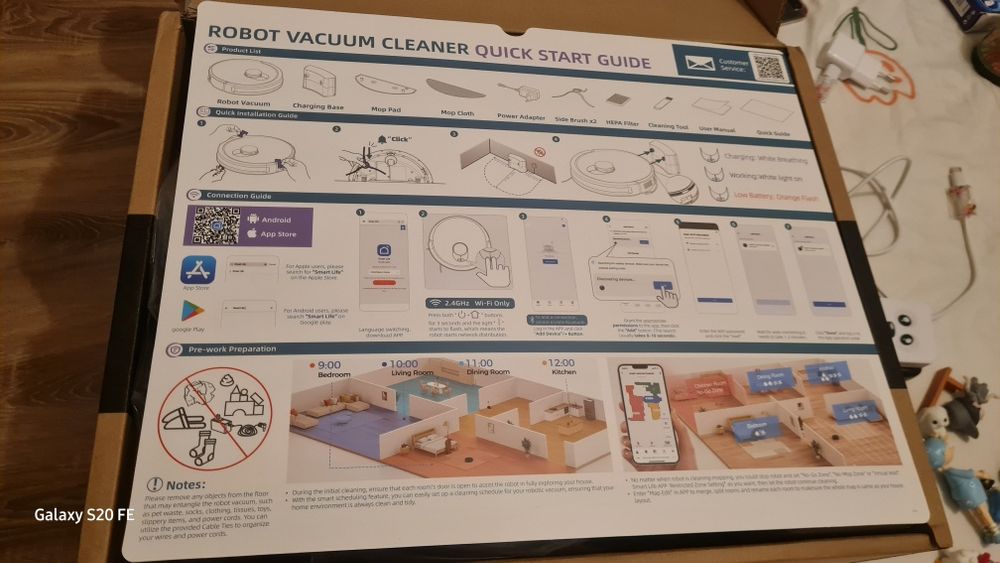 Vând robot inteligent de curățenie și funcție de mop