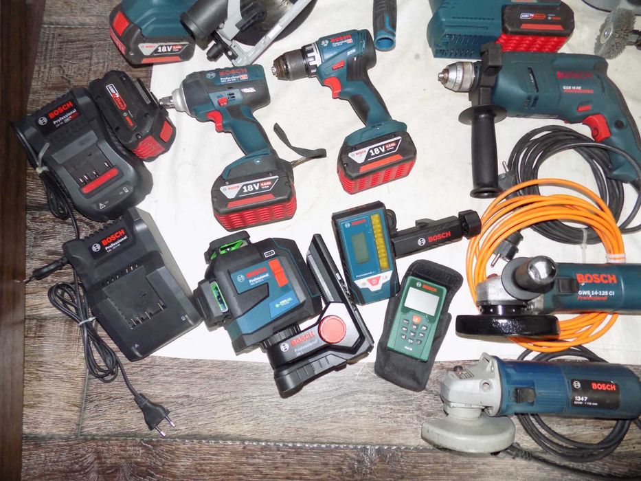 Picamer Bosch GSH 11 E, laser 3 fasciculi GLL 80-33G ,roto GBH 18V -26