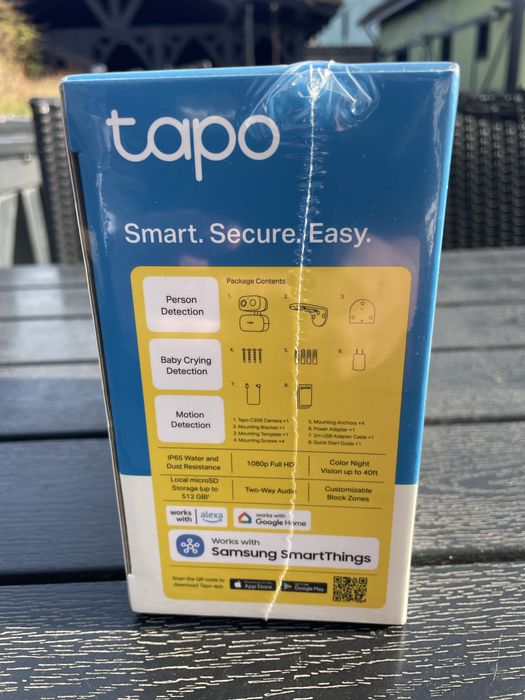 Camera Supraveghere TP-Link Tapo C206 Pan/Tilt 1080p