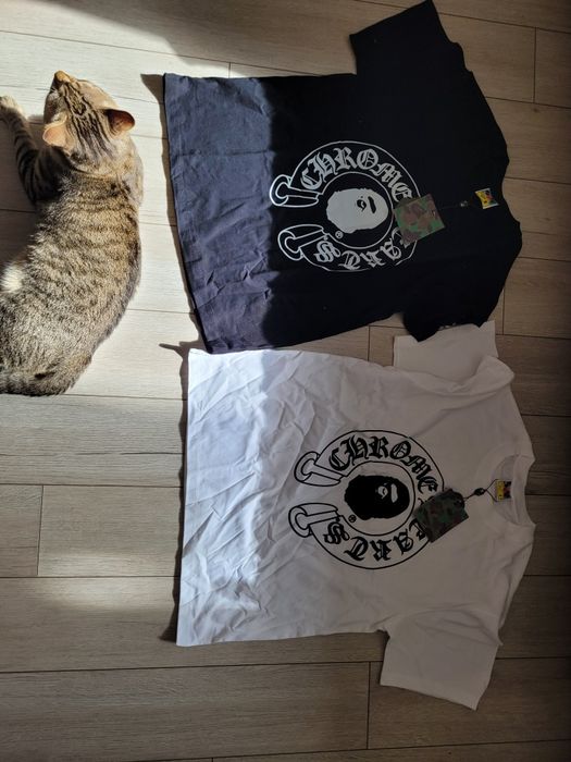 Тениски Bape x Chrome Hearts размер М