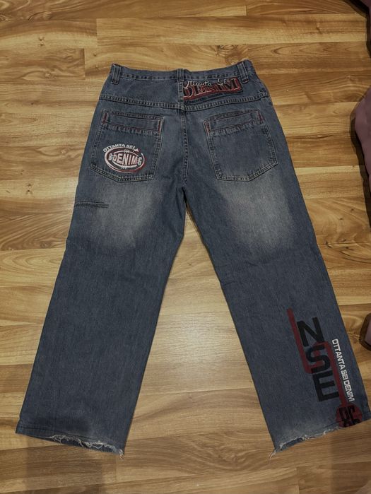 Vintage Baggy Дънки с надписи