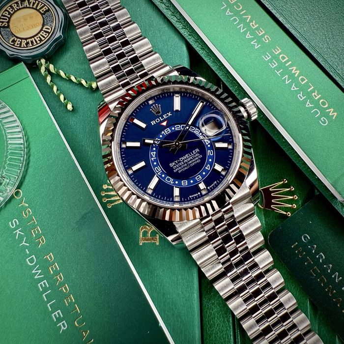 Rolex Sky Dweller 42mm Blue Dial Jubilee PE STOC 22500E | 336934 2025