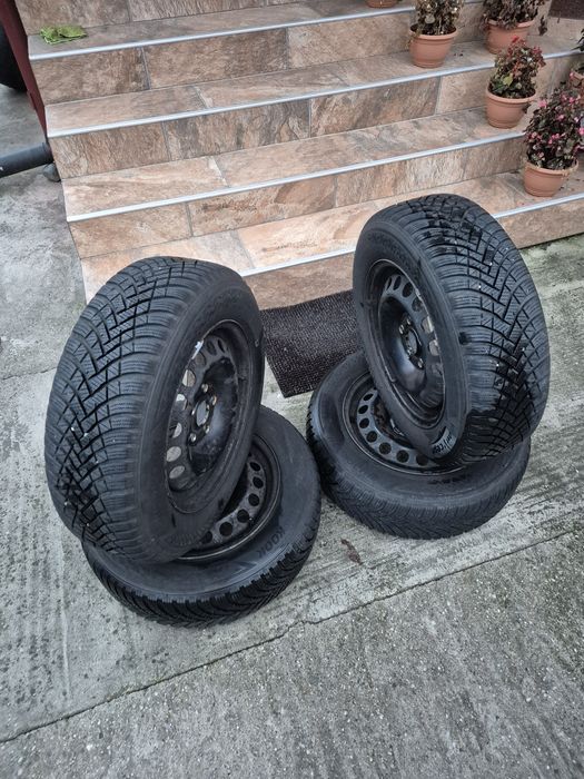 Jante Vw Golf 5,6,7 R15 5x112 cu anvelope iarna  Hankook 195/65R15