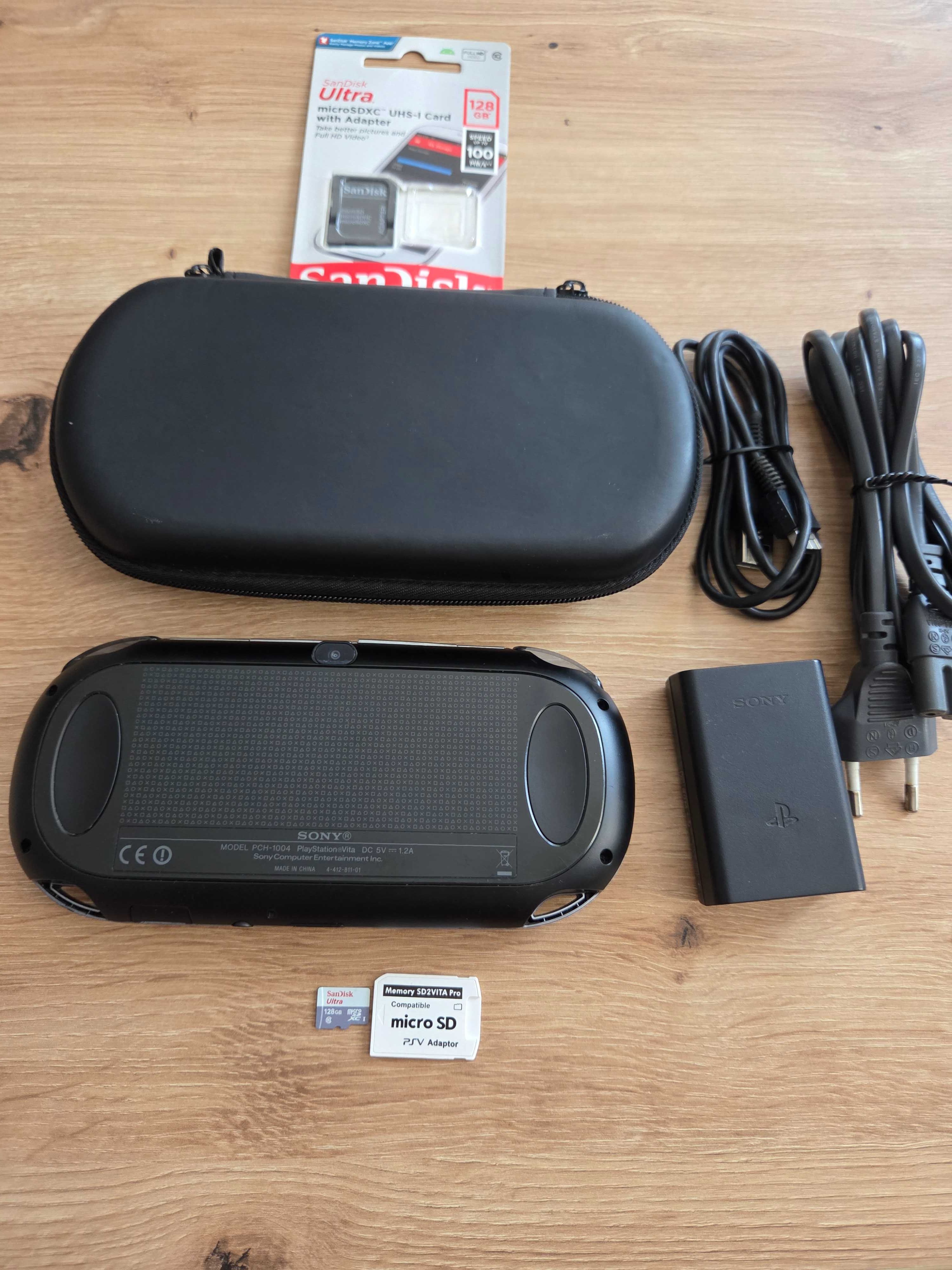 Joc de copii PS Vita Oled PCH-1004 modat cu SD2VITA 128gb impecabil