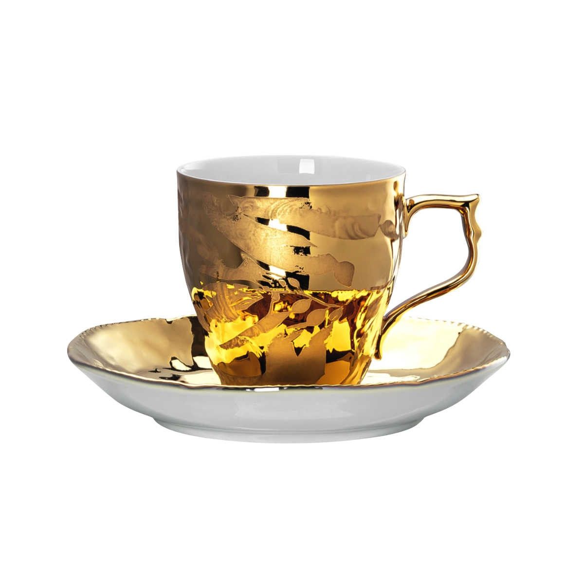 Serviciu cafea Rosenthal Heritage Midas, Aur 24k