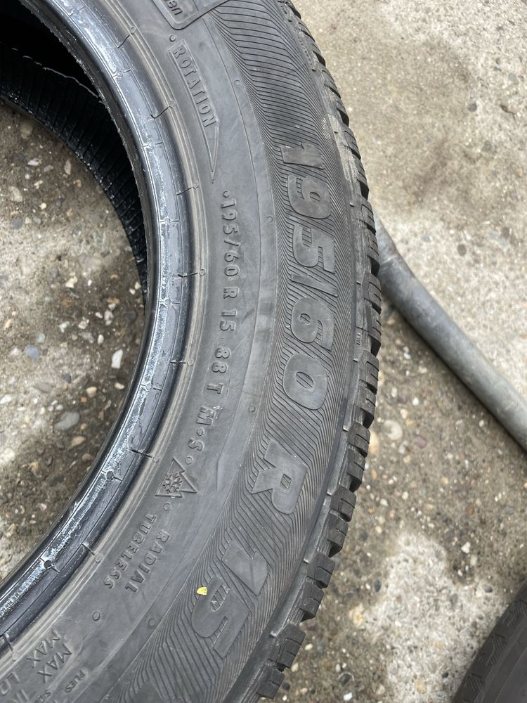 195/60 R15 4бр зимни гуми 2019 год.