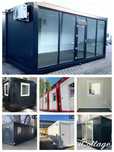 Container birou containere santier stoc depozitare paza