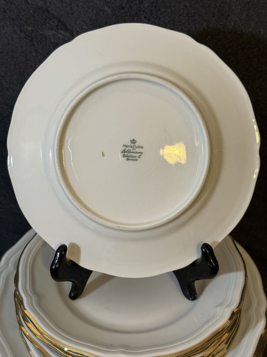 Set de 18 farfurii portelan bavarez Seltmann Weiden”Marie Luise”