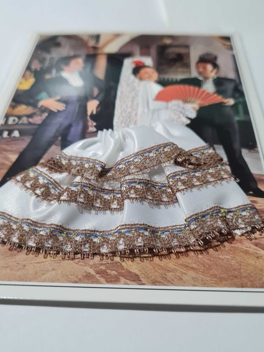 Felicitare veche brodată + felicitare textilă