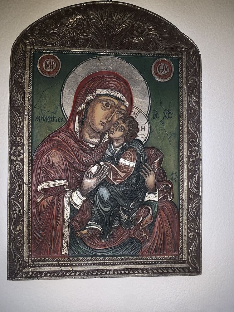 Икона дърворезба със сертификат