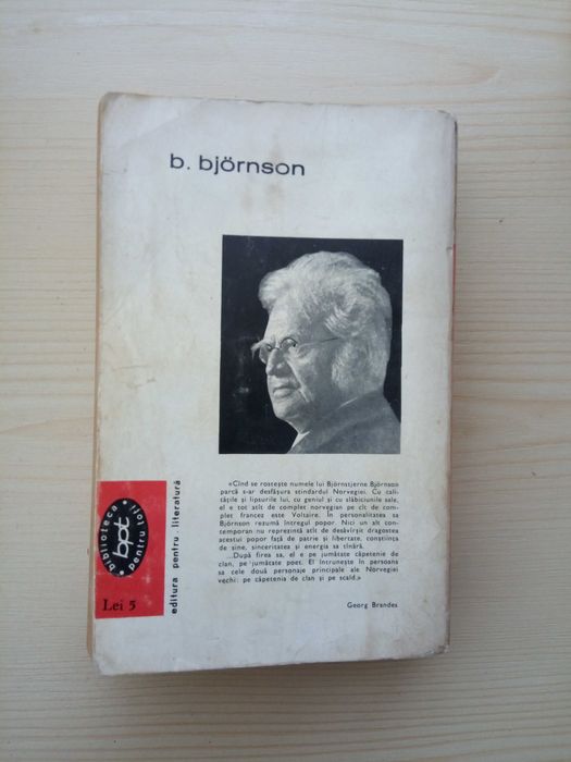 Carte anticariat - B. Bjornson "Fata pescarului"