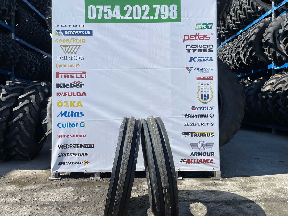 Cauiciucuri marca MRL cu 8PR groase pentru tractor fata 7.50-18