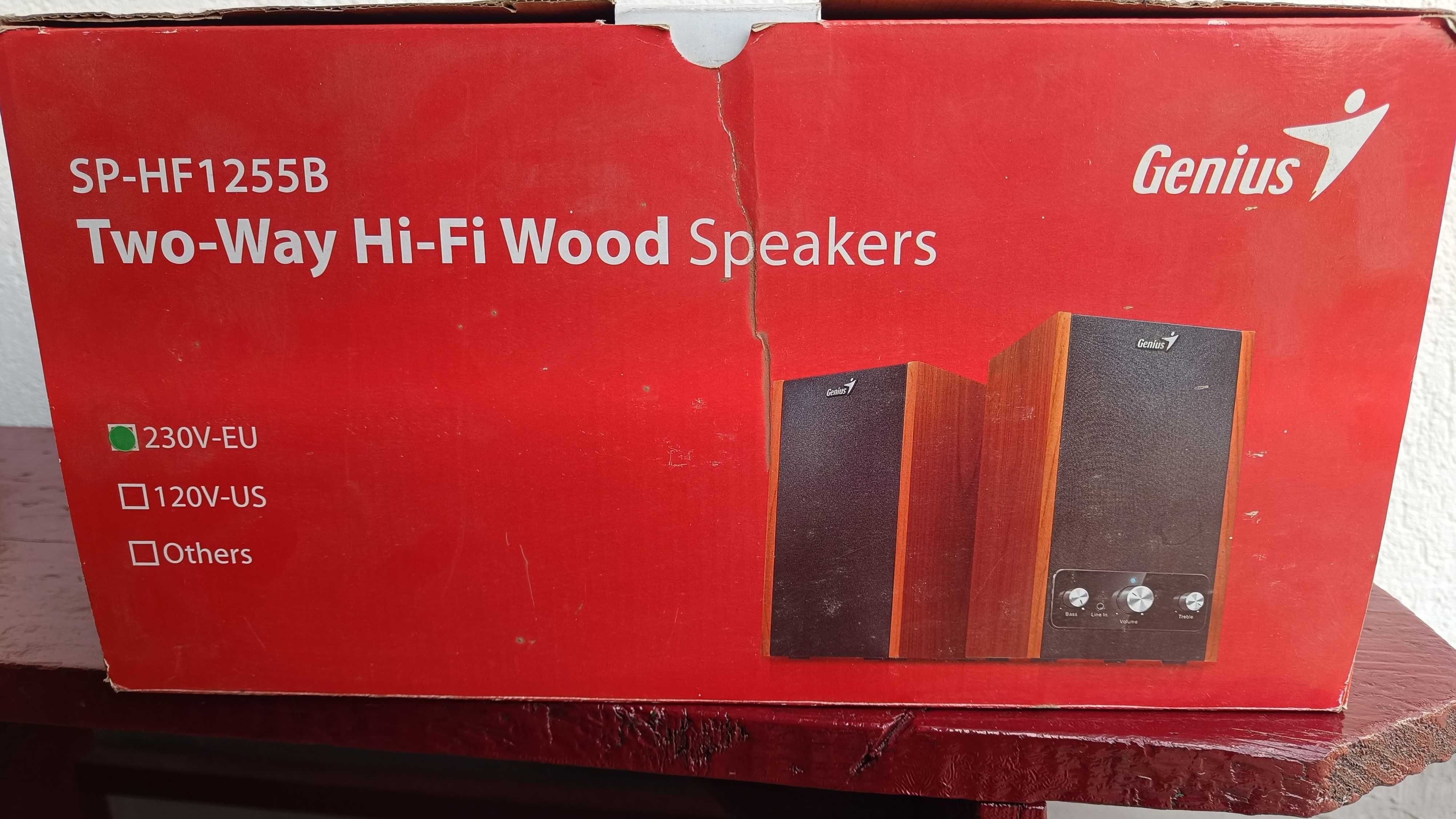 Boxe 2.0 Genius SP-HF1255B, 40W RMS, Wood