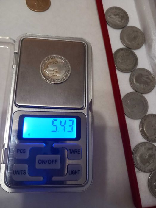 colectie 10 monede Argint  1920-1929