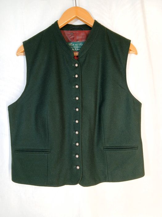Vesta bavareza Nr 44 vesta Tracht barbati Oktoberfest , Lodenweste