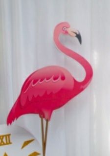 Фигура фламинго для декора оформления праздника мероприятия