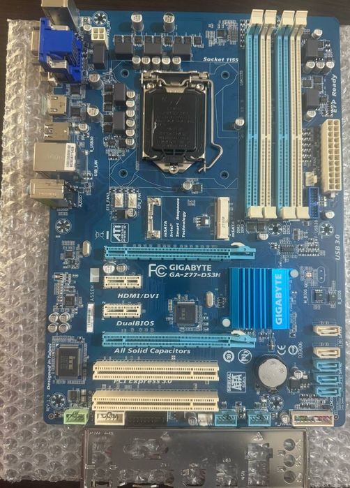 Продается  Z77 /BIOSTAR/ I7 3770/DDR3 8GB/SSD 120GB/
