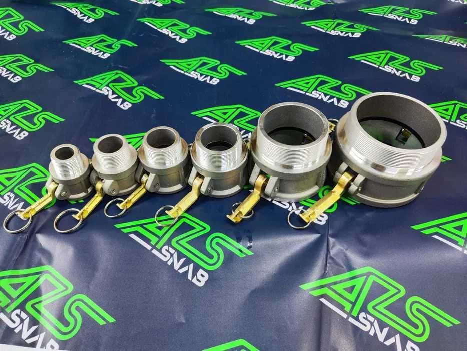 БРС и Camlock соединения — от 25 до 100 мм