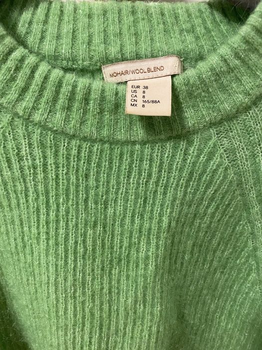Мохерен пуловер H&M, 38