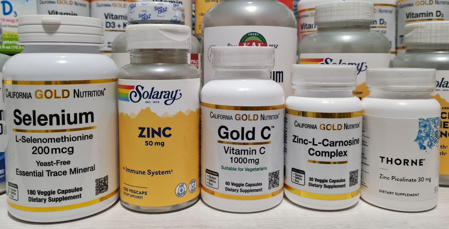 Витамин С , Sodium ascorbate, Zinc / Sink , Selen