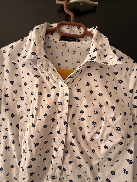 Бяла дамска риза, размер S