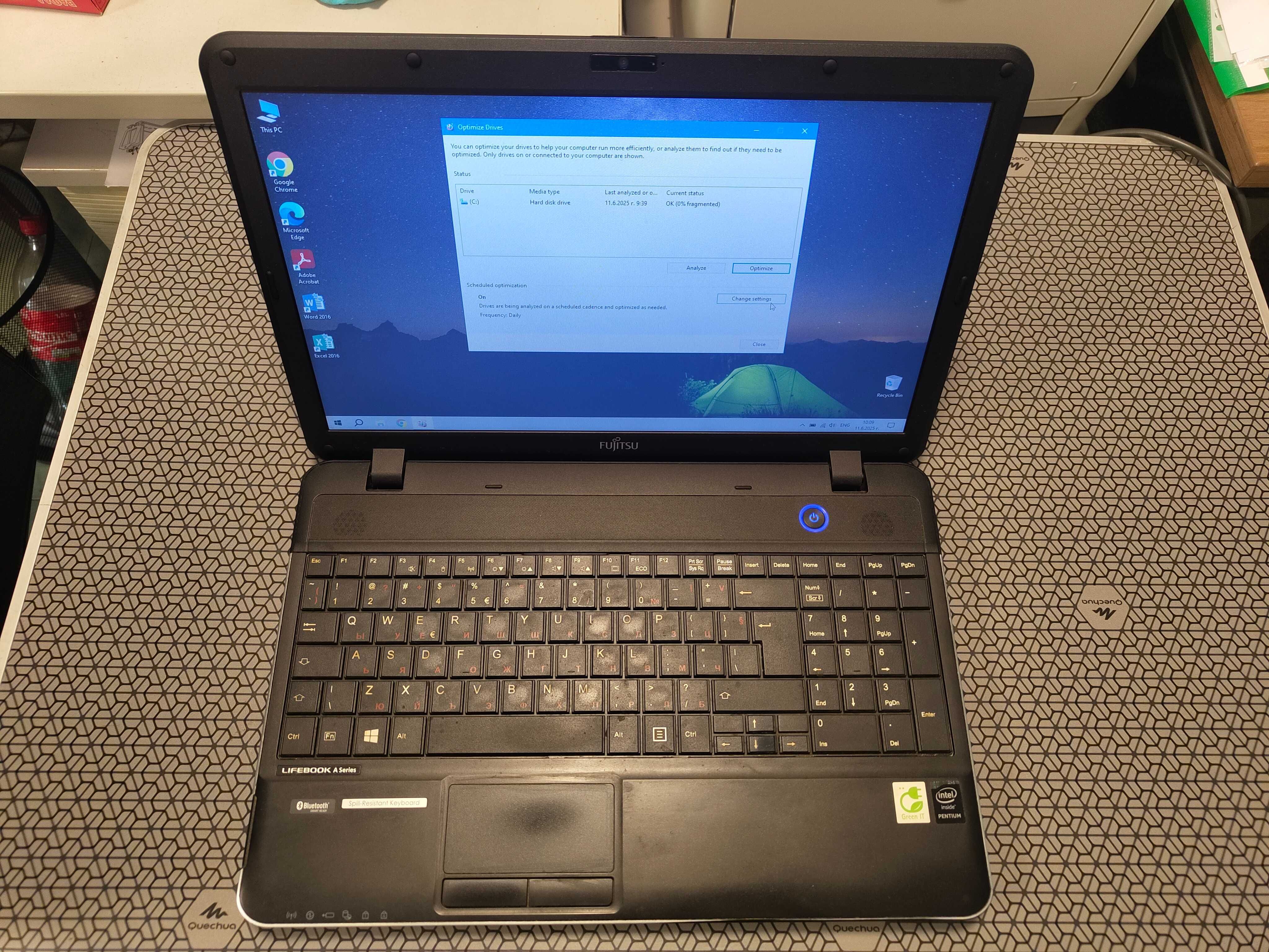 Лаптоп Fujitsu A512
