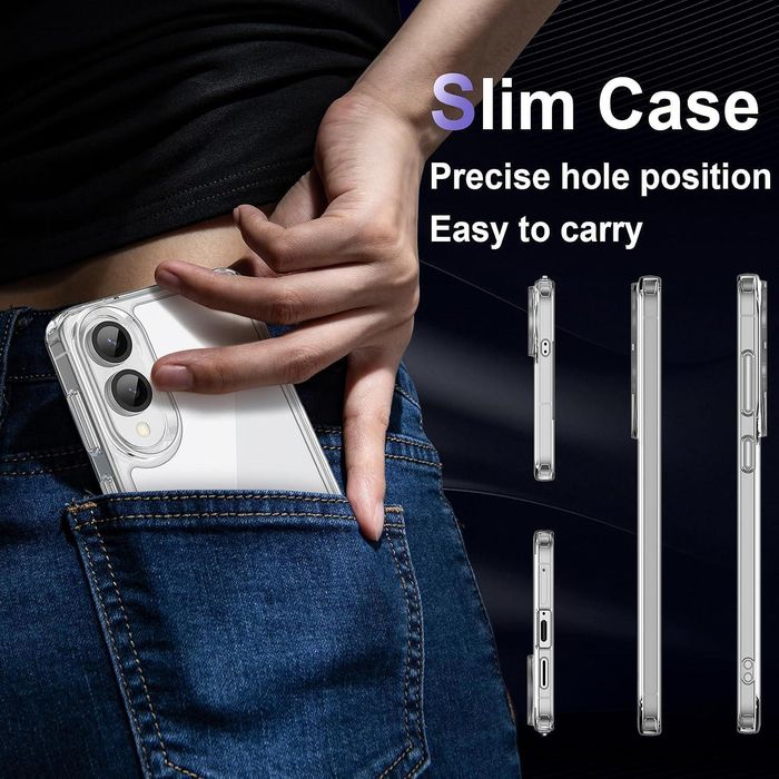 Прозрачен Кей Space Case за Samsung Galaxy S25 EDGE