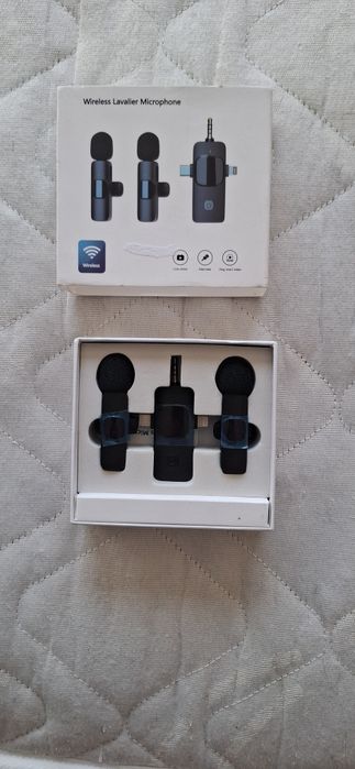 Безжични микрофони за видеа, влогове и лайф предавания!