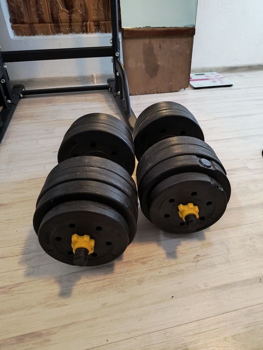 Vând Gantere 20 kg bucata