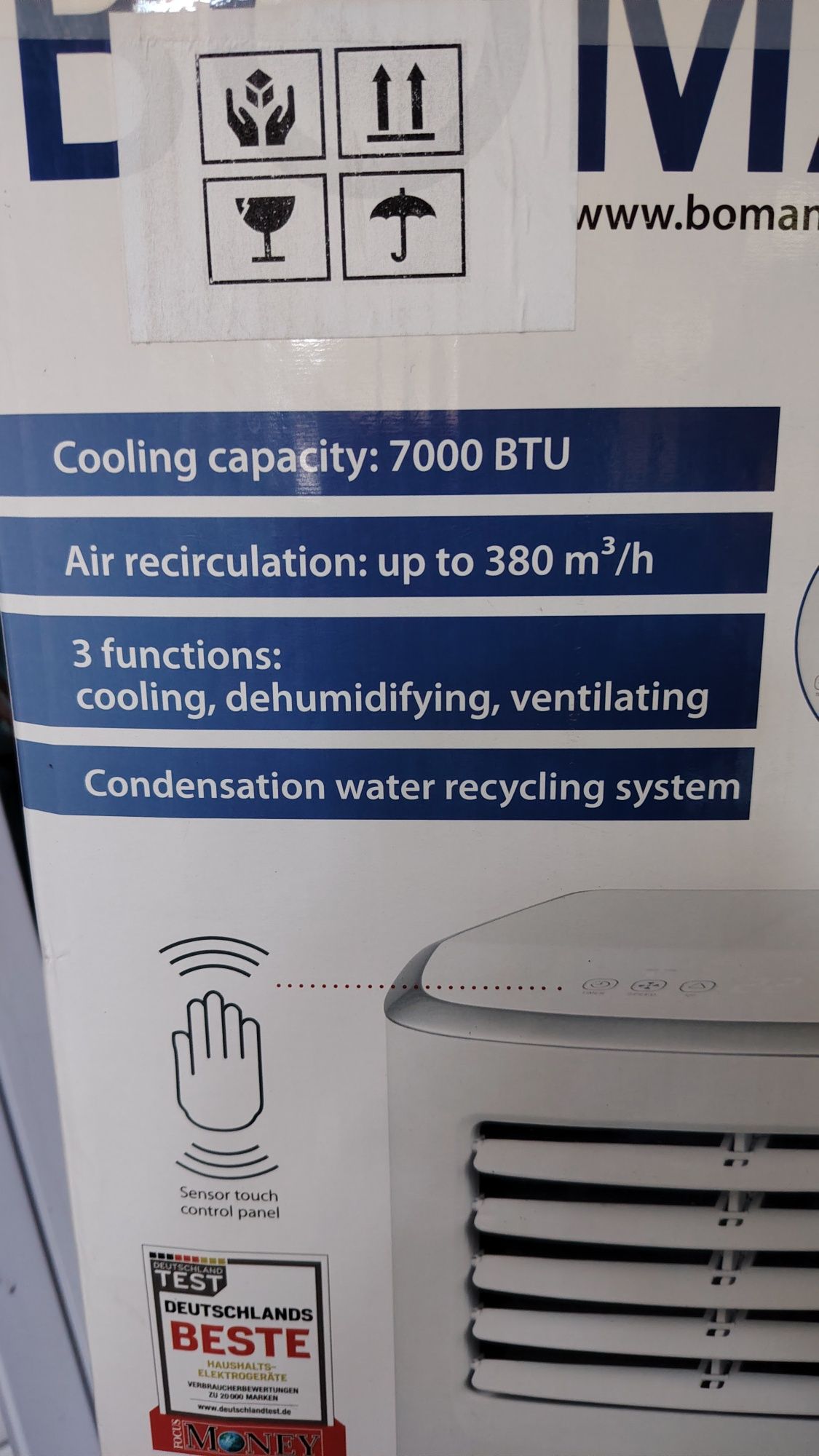 Aer conditionat pottabil Bomann 7000 BTU