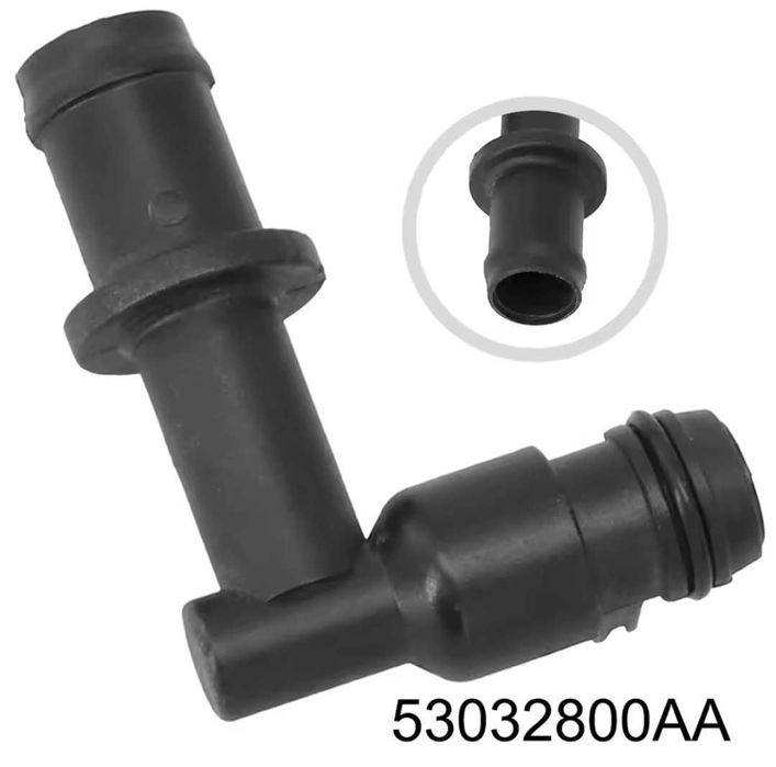 Клапан картерни газове, PCV, Jeep, Dodge 3.7L V6, 4.7L V8