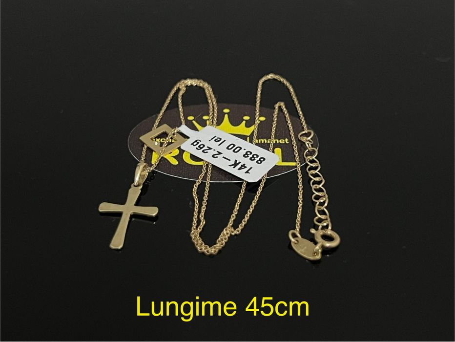 Bijuteria Royal CB : Lănțișor damă aur 14k 2,26gr