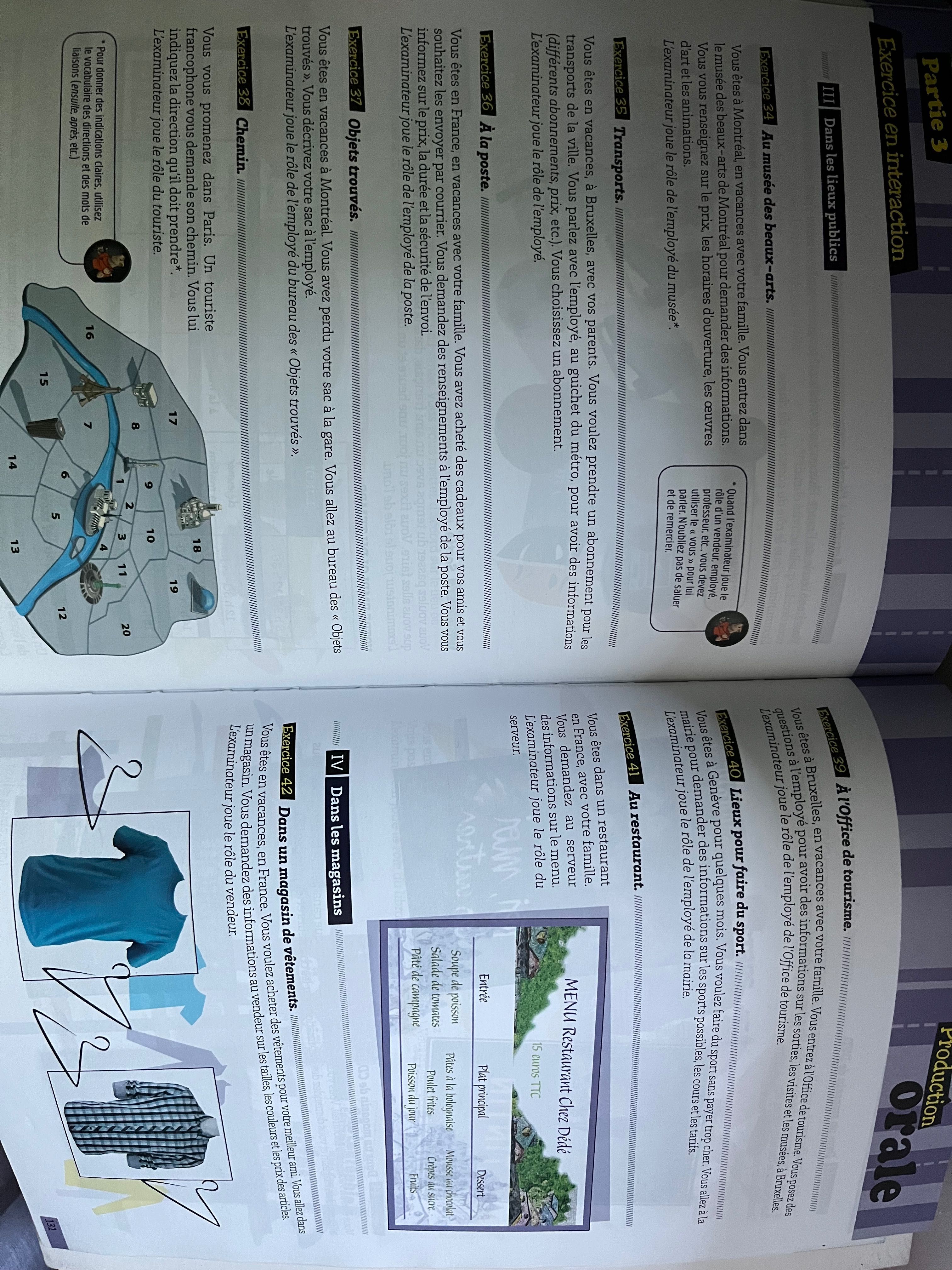 Carte DELF A2 CLE International Junior Scolaire