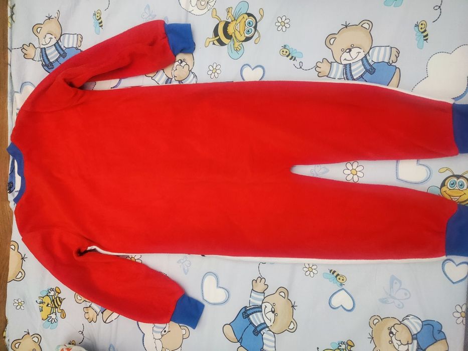 Детски поларен гащеризон/ромпър Spider man 98/104