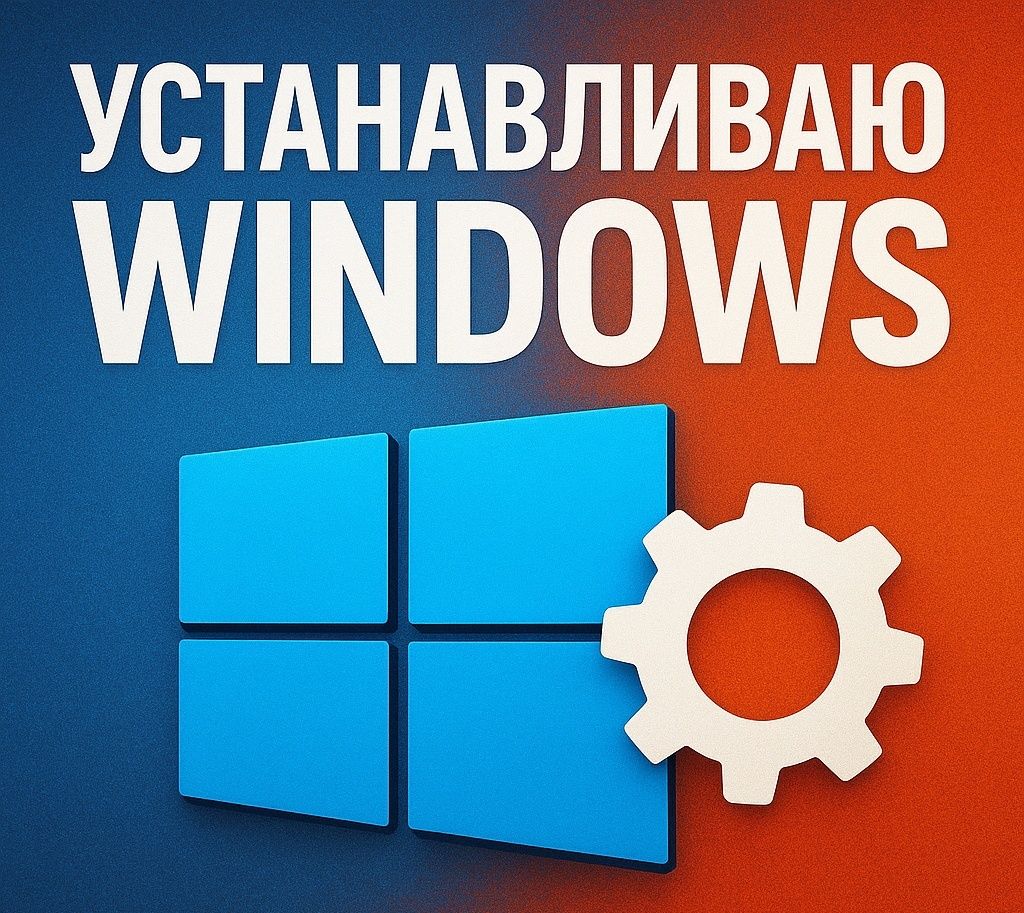 Установка Windows виндовс, программист