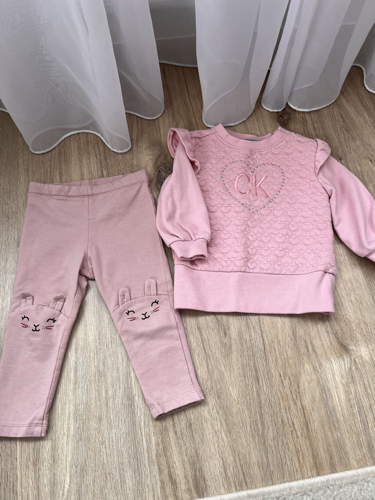 Set fetite bluza calvin Klein si pantaloni H&M