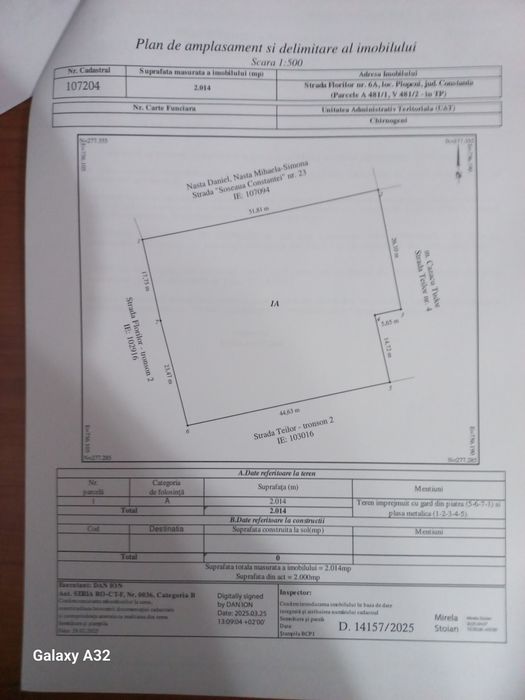 Vand teren intravilan