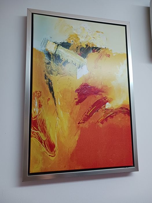 Tablou abstract curcubeu culori