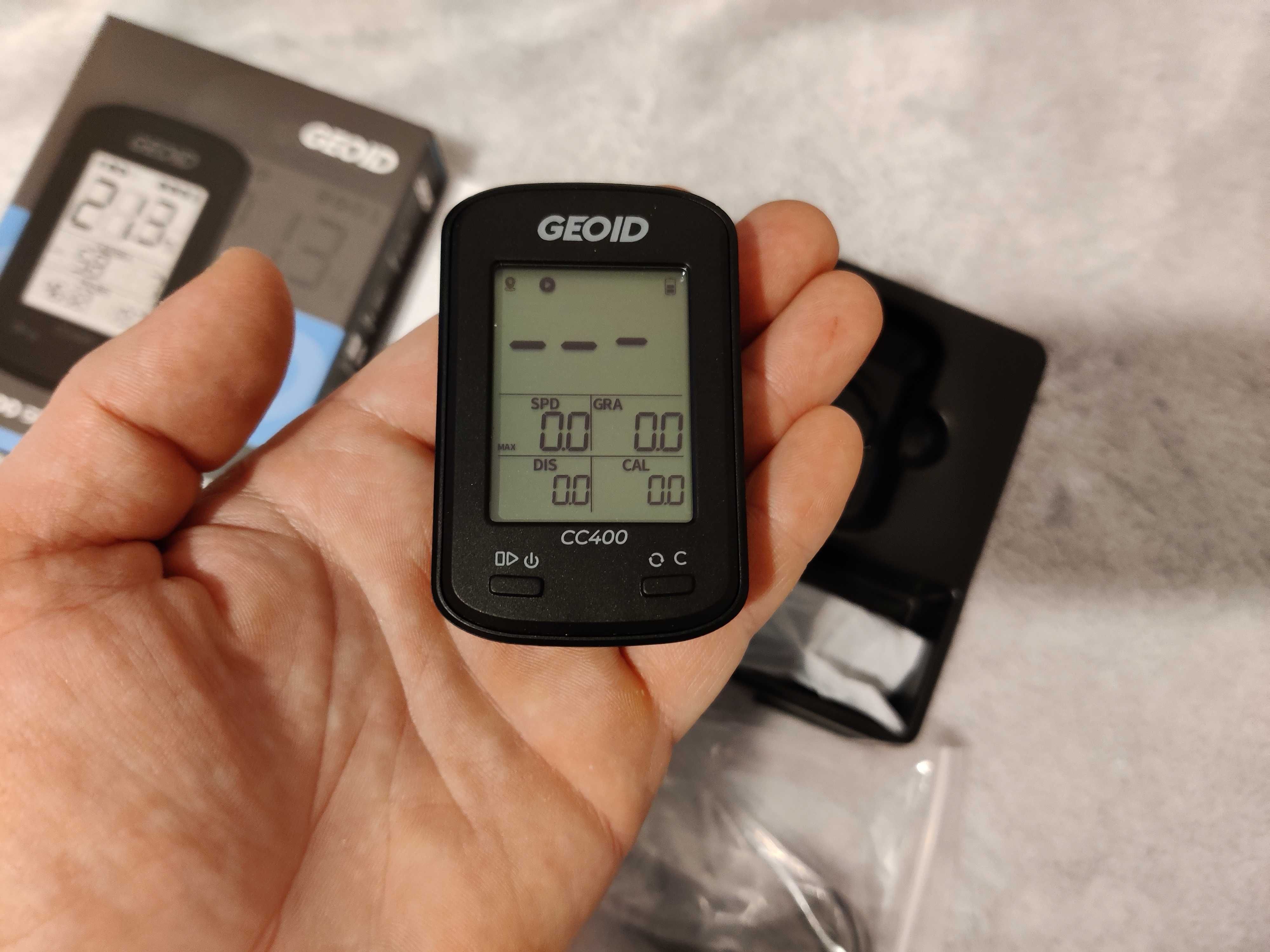 Calculator bicicleta GPS Geoid CC400 ANT+ bluetooth