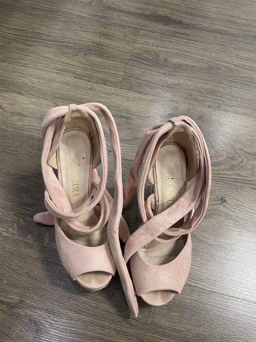 Туфли замшивые розывые